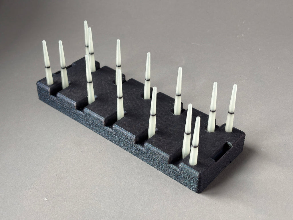 magnetic drying rack for bassoon reeds 14 pins 