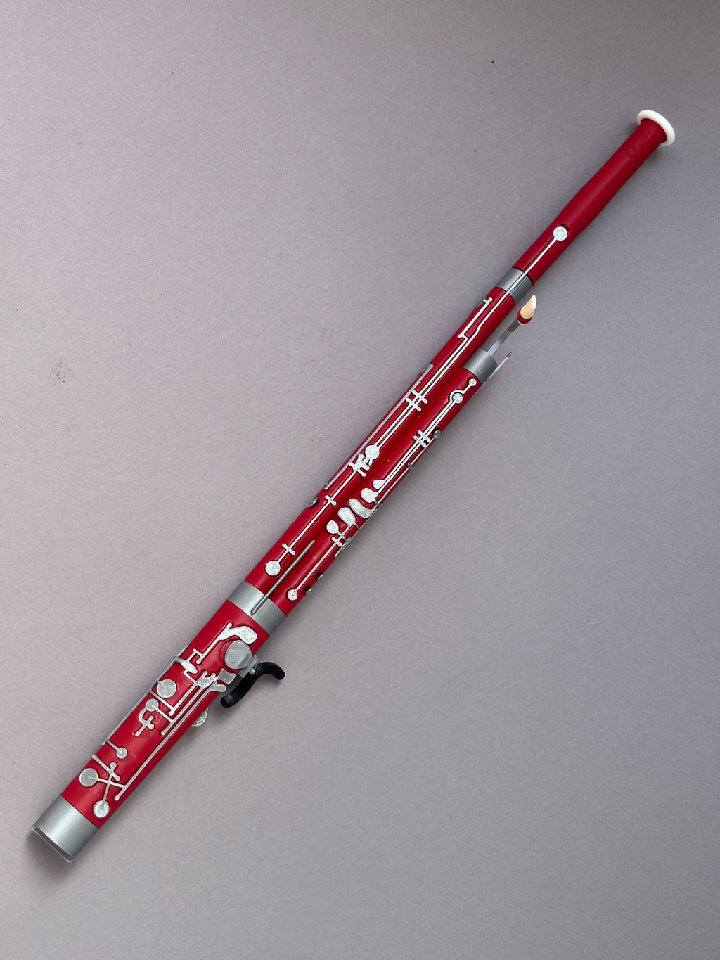 highly detailed bassoon replica 3d print handmade fswstudio