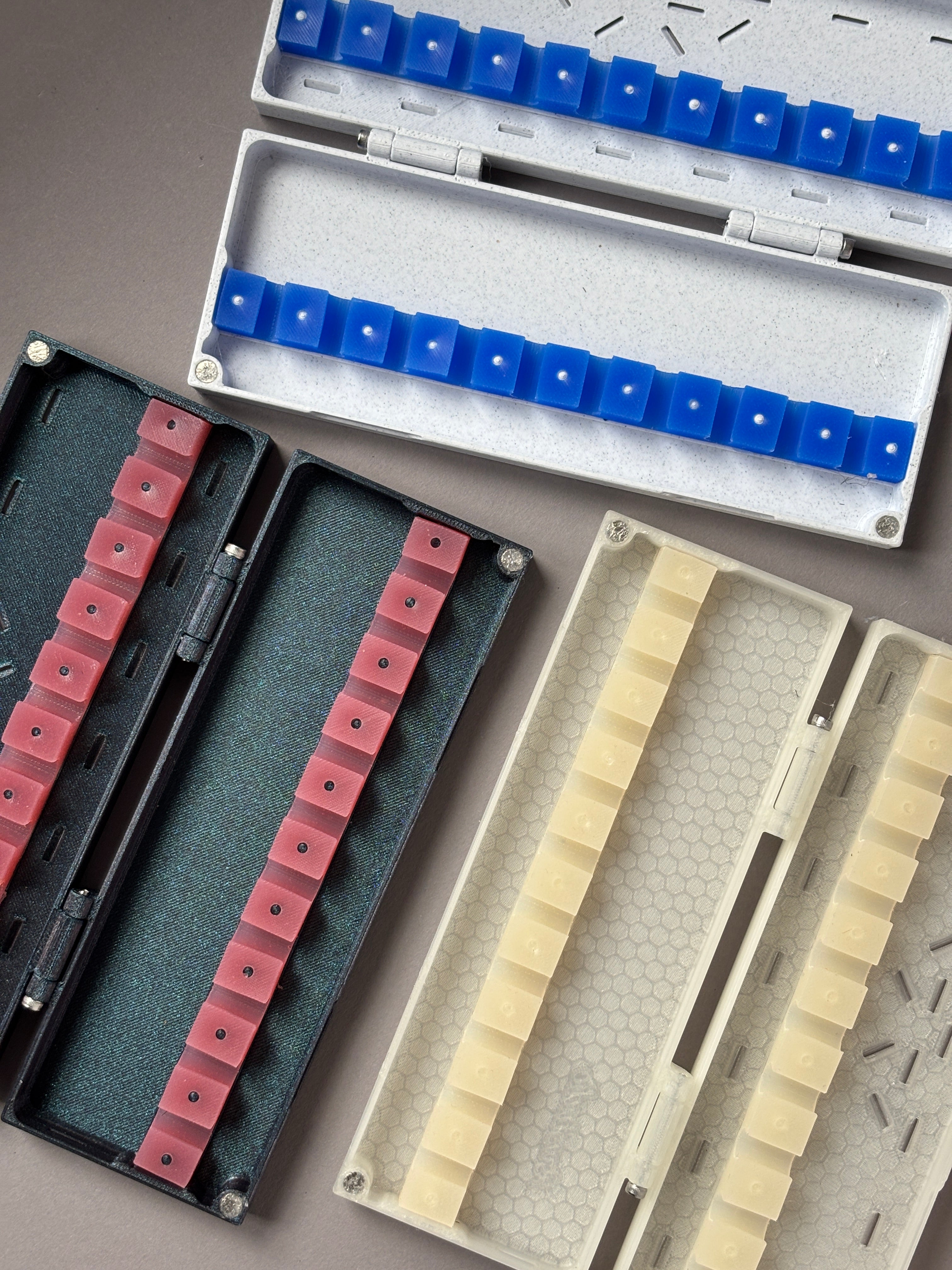 handmade cases for 20 bassoon reed blue black custom colors