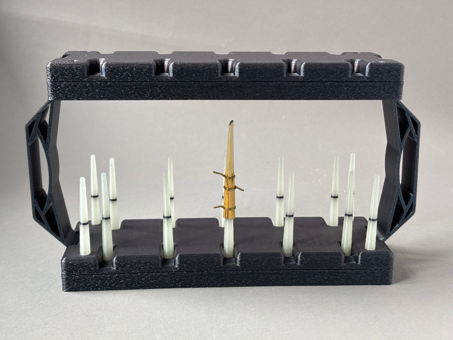 Magnetic Stackable Drying Rack for 14 Bassoon Reeds