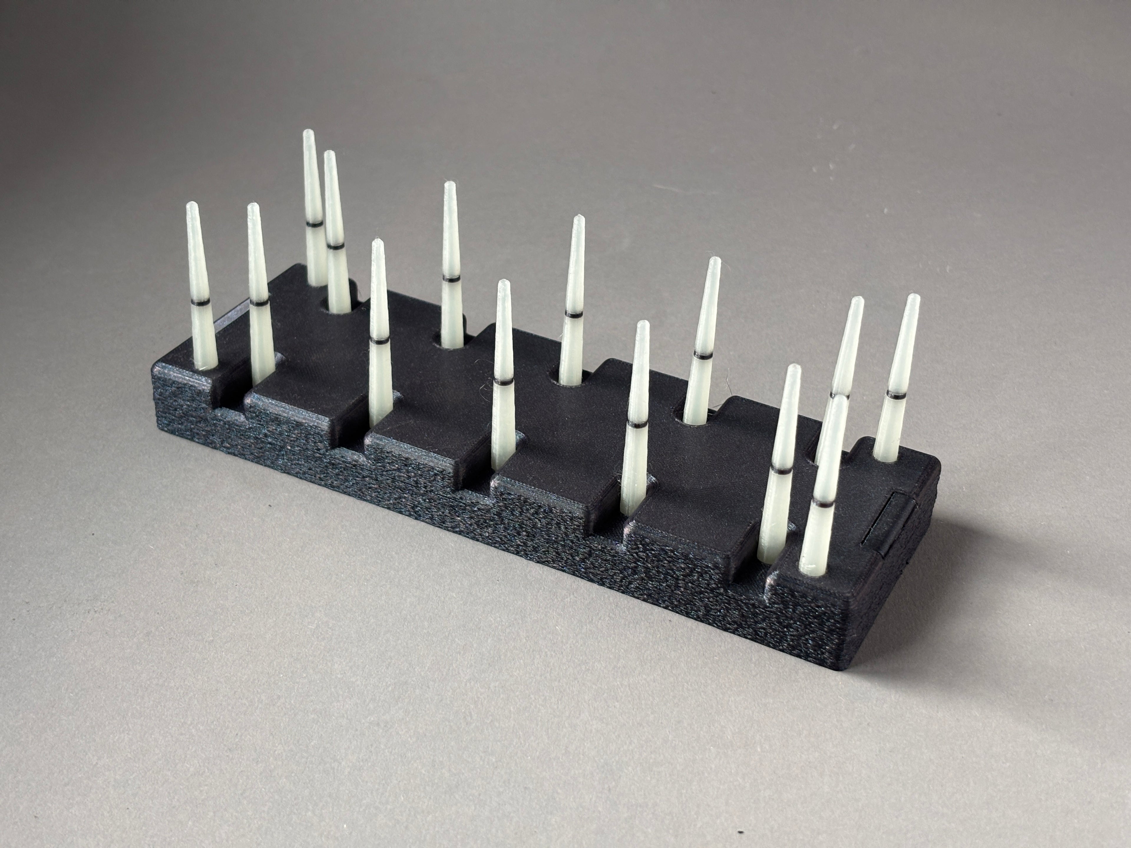 black blue drying rack for 14 baboon reed magnetic