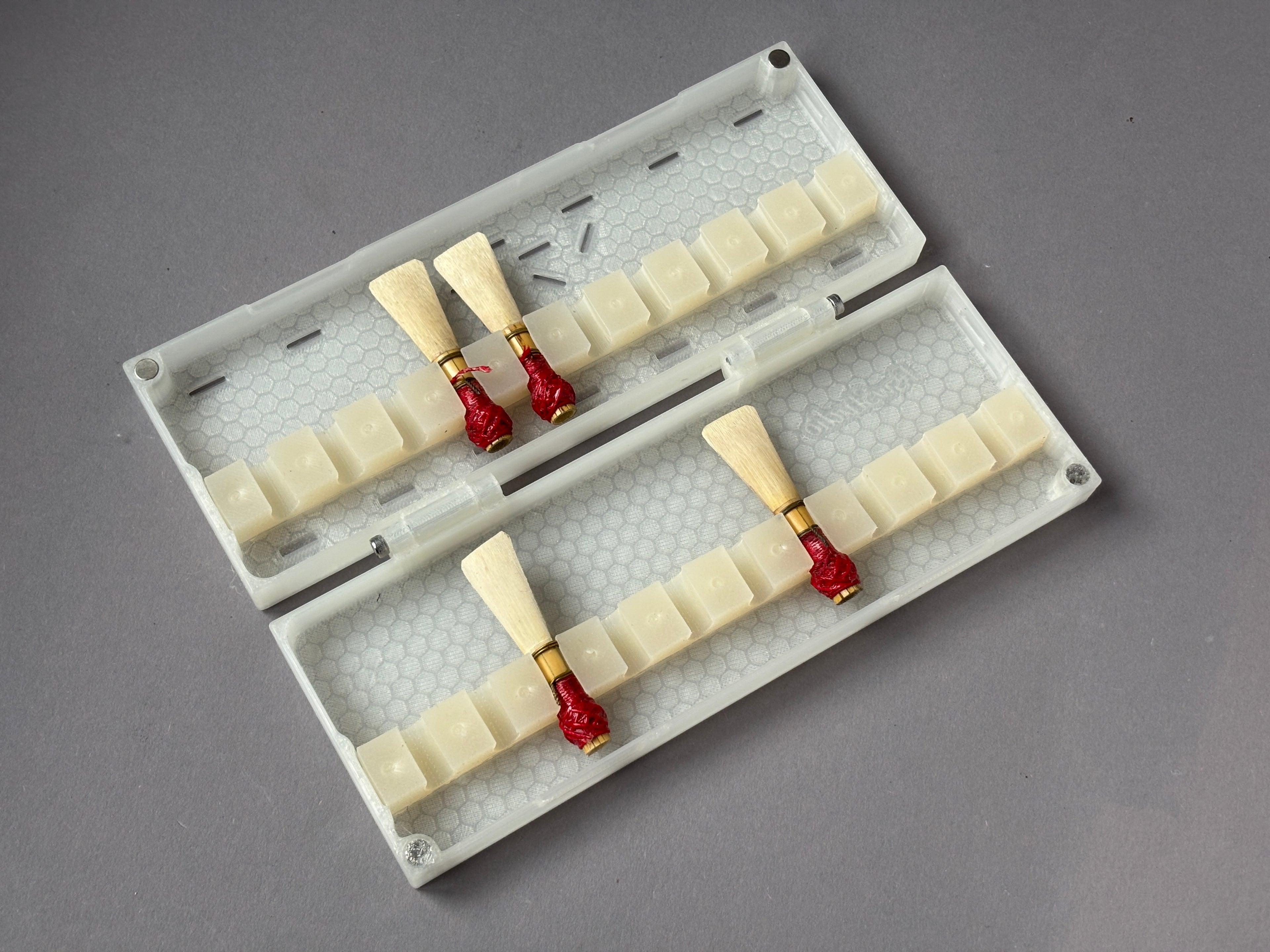 bassoon reed case slim thin with reeds fswstudio
