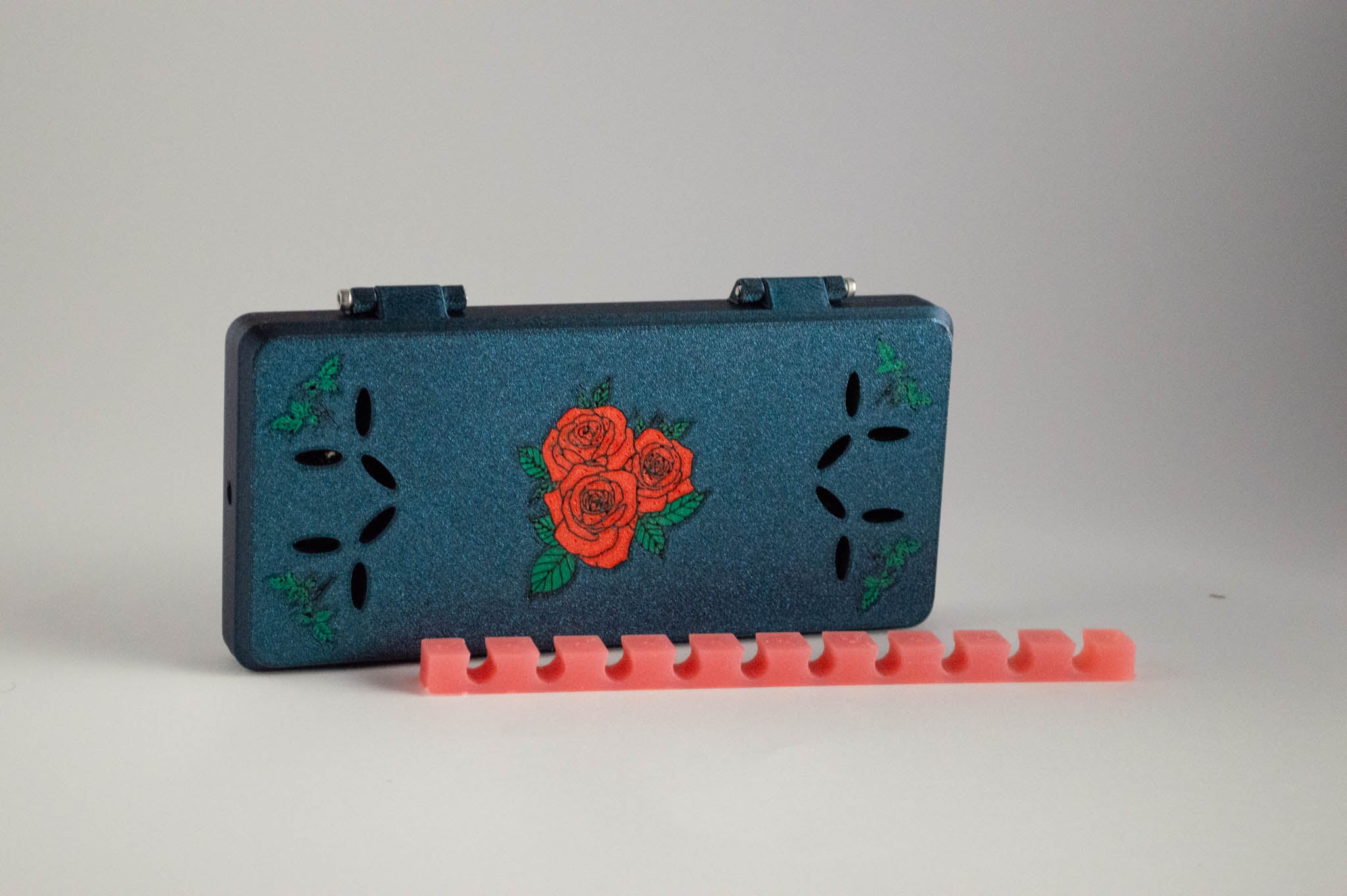 Bassoon Reed Case for 10 Reeds - Rose