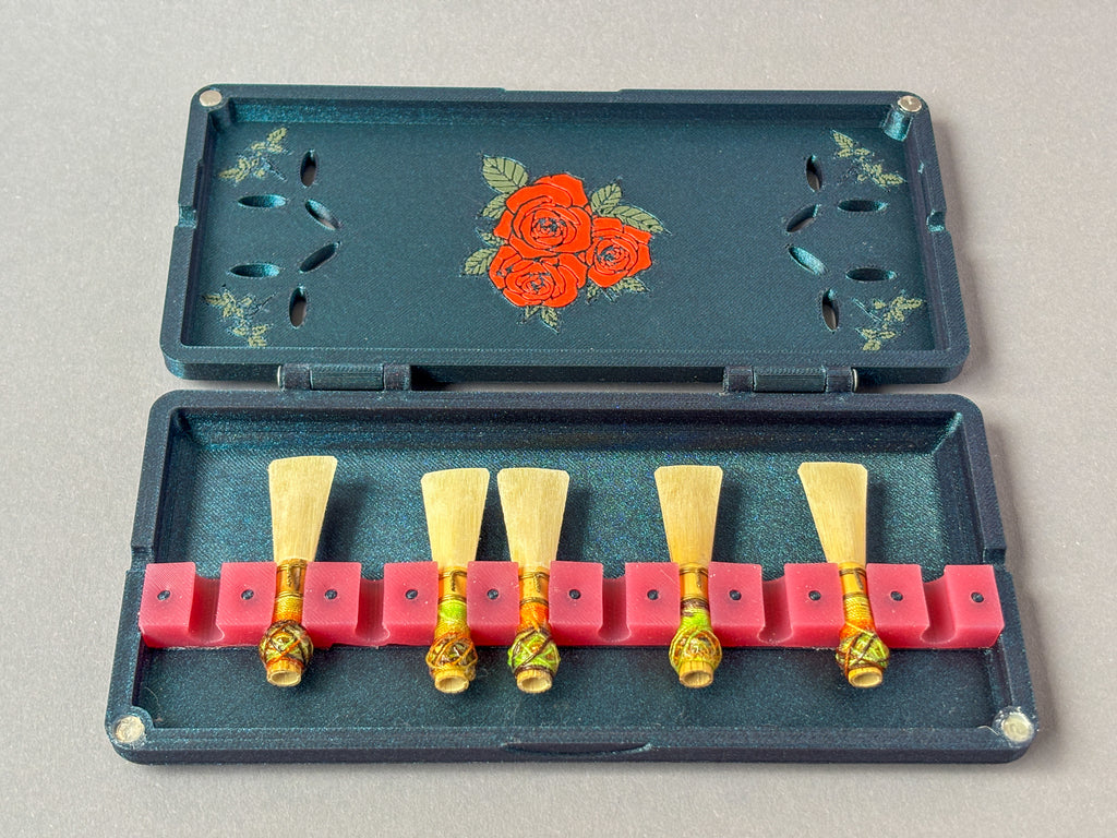 unique special design reed case for 10 bassoon reeds