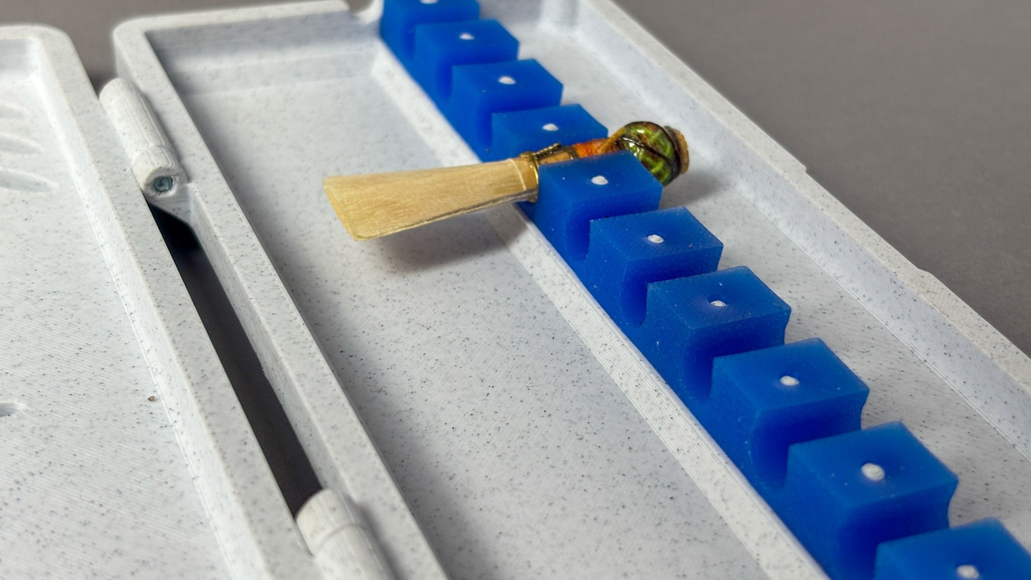 bassoon reed case handmade tray for tips