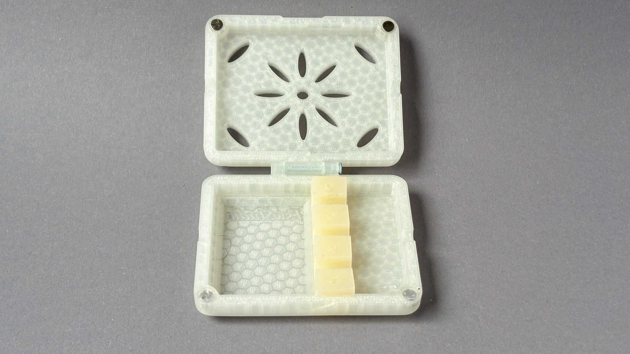 clear open case with a yellow milk silicon band 