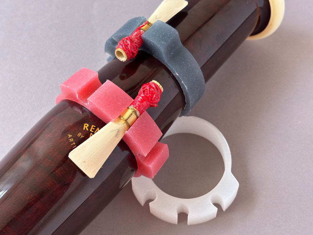 Bassoon Bell Reed Holder - Silicone Ring for 3 Reeds