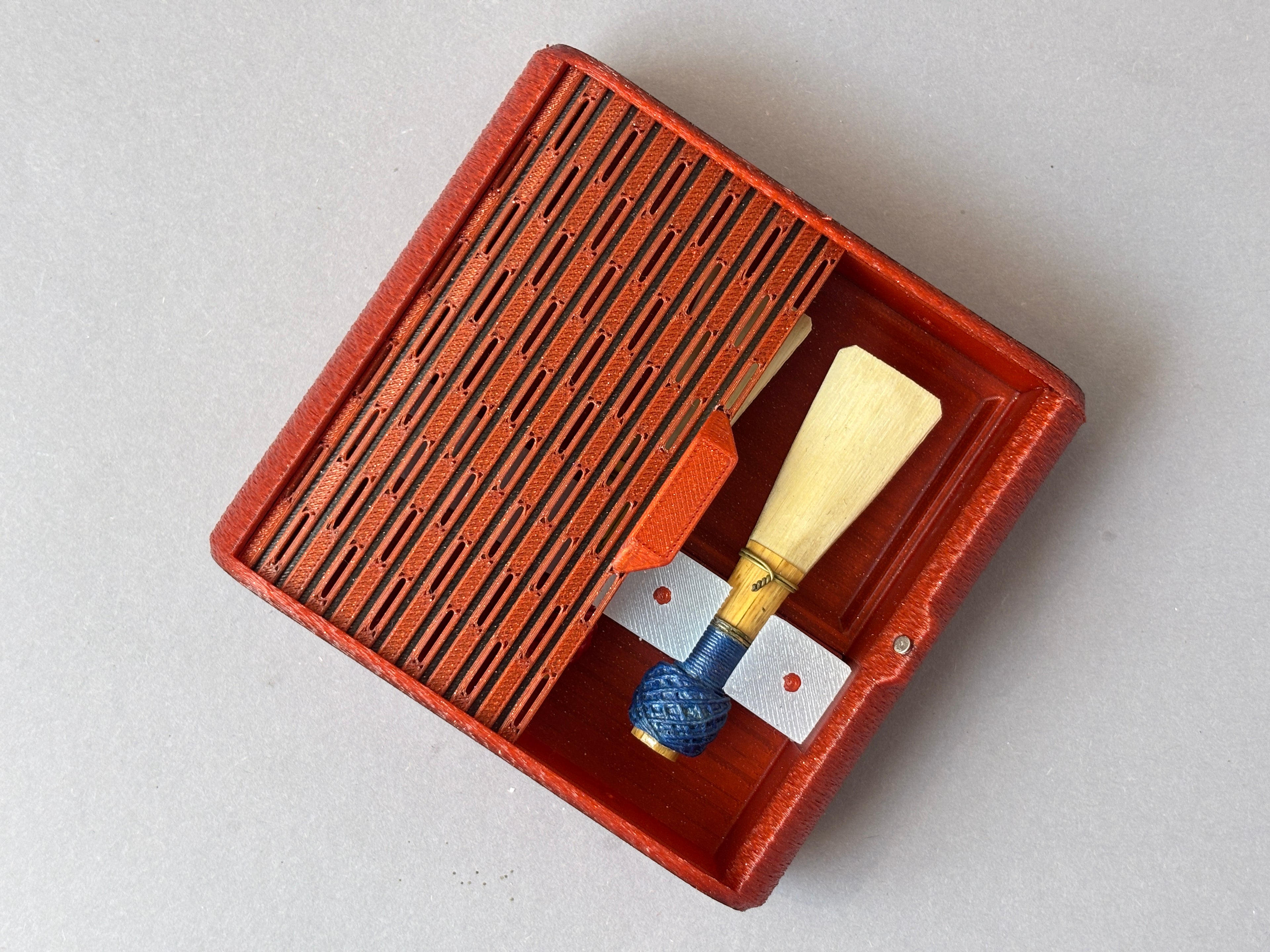 TAMBI - Contrabassoon Reed Case for 3 Reeds